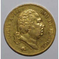 FRANKREICH - KM 713.6 - 40 FRANCS 1819 W - Lille - LOUIS XVIII