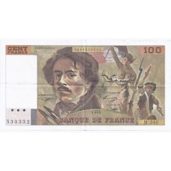 FAY 69BIS/08 - 100 FRANCS DELACROIX - 1993 - XF- - PICK 154