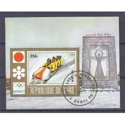 CHAD - 250 FRANCS - 1972 - O.G. OF SAPPORO