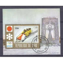 TCHAD - TIMBRES - 250 FRANCS - 1972 - JO DE SAPPORO