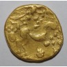 AMBIANI - REGION OF AMIENS - GOLD STATER - DISLOQUED HORSE - VF