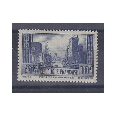 Y&T 261 - 10 FRANCS BLEU - PONT DE LA ROCHELLE