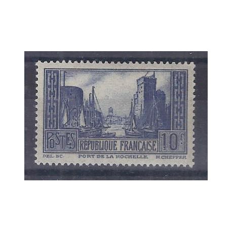 Y&T 261 - 10 FRANCS BLUE - BRIDGE OF LA ROCHELLE