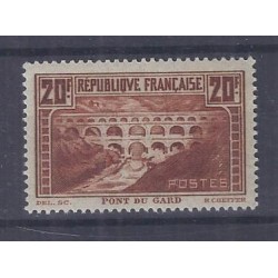 Y&T 262a - 20 FRANCS - PONT DU GARD - TYPE II B