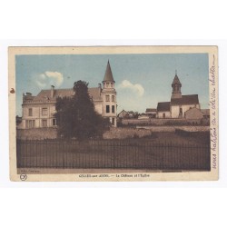 02370 - CELLES SUR AISNE - LE CHATEAU ET L'ÉGLISE