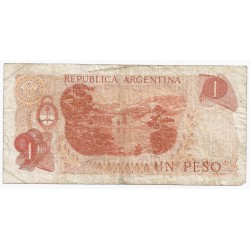 ARGENTINE - PICK 287- 1 PESO - 1970 - TRES BEAU