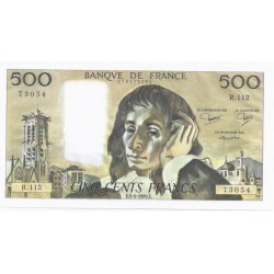 FAY 71/21 - 500 FRANCS...