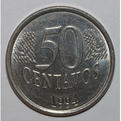 BRAZIL - KM 635 - 50 CENTAVOS 1994