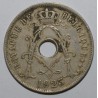 BELGIUM - KM 68 - 25 CENTIMES 1923 - DECENTERED HOLE