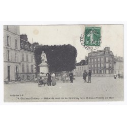 County 02400 - CHATEAU THIERRY - STATUE OF JEAN DE LA FONTAINE - BORN IN CHÂTEAU THIERRY IN 1621