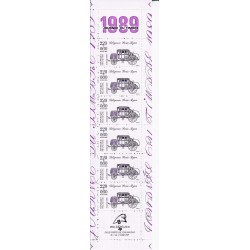 Y&T BC2578A - STAMP BOOKLET "JOURNEE DU TIMBRE" - 6 STAMPS OF 2.20 + 0.60 FRANC - 1989 - UNC