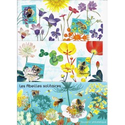 STAMP BOOKLET "LES ABEILLES SOLITAIRES" - 4 STAMPS (2.80 EURO) - 2016 - UNC