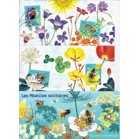 STAMP BOOKLET "LES ABEILLES SOLITAIRES" - 4 STAMPS (2.80 EURO) - 2016 - UNC