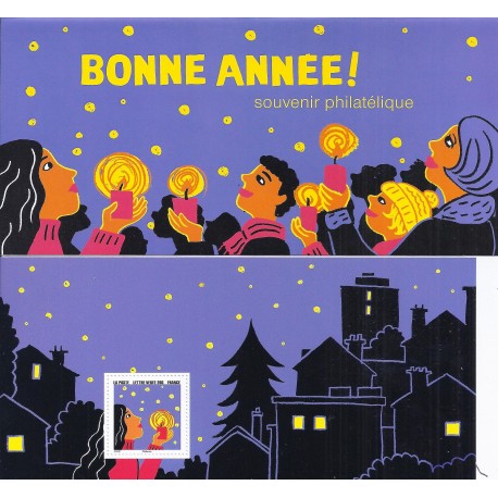 STAMP BOOKLET "BONNE ANNEE" - 1 STAMP - UNC