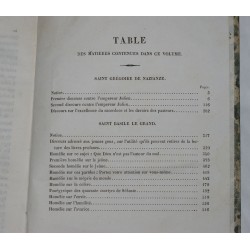 Chefs-d'oeuvre des pères de l'église ou choix d'ouvrages complets des docteurs de l'église grecque et latine - Ed 1860