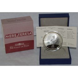 FRANCE - KM 1695 - 10 EURO 2010 - 100 YEARS OF THE BIRTH OF MOTHER TERESA