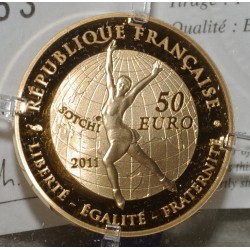 PATINAGE ARTISTIQUE - 50 EURO 2011 - OR - Belle epreuve