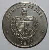 CUBA - KM 284 - 1 PESO 1989 - JEUX OLYMPIQUES 1992 - FLEUR DE COIN