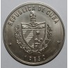 CUBA - KM 150 - 1 PESO 1987 - EGLISES DE CUBA - FLEUR DE COIN