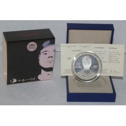 ANDY WARHOL  - GRANDS PEINTRES - 10 EURO 2011 - ARGENT  - BELLE EPREUVE