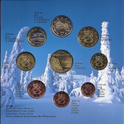 FINLAND - EURO MINTSET 2003 - 8 COINS AND 1 MEDAL
