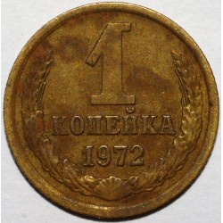 RUSSIA - Y 126a - 1 KOPEK 1972