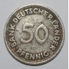 ALLEMAGNE - KM 104 - 50 PFENNIG 1949 G - TB