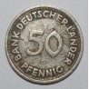 GERMANY - KM 104 - 50 PFENNIG 1949 G - F