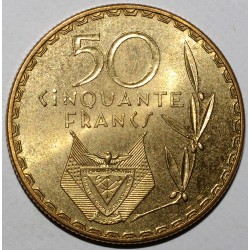 RUANDA - KM 16 - 50 FRANCS 1977