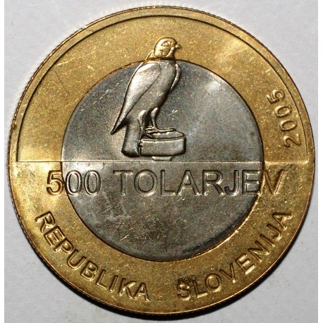 SLOVENIA - KM 63 - 500 TOLARJEV 2005 - Falcon