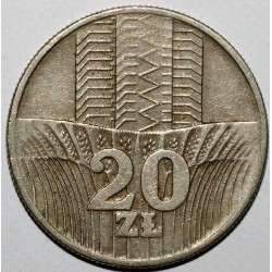 POLAND - Y 67 - 20 ZLOTYCH 1974 - EAGLE