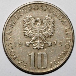 POLAND - Y 73 - 10 ZLOTYCH 1975 - BOLESLAW PRUS