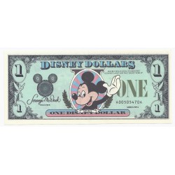 USA - 1 DISNEY DOLLAR - 1987 - UNC