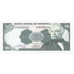 VENEZUELA - PICK 63 b - 20 BOLIVARES - 07.09.1989 - NEUF