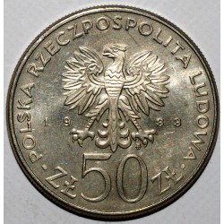 POLOGNE - Y 145 - 50 ZLOTYCH 1983 - ROI JAN SOBIESKI - SUPERBE