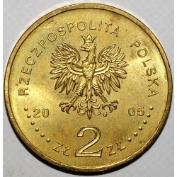 POLAND - Y 558 - 2 ZLOTYCH 2005 - 60 YEARS OF THE END OF SECOND WORLD WAR