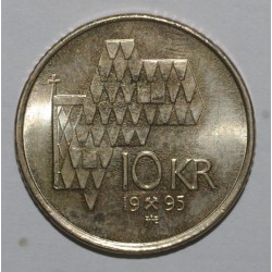 NORVÈGE - KM 457 - 10 KRONER 1995