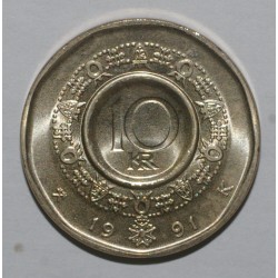 NORVEGE - KM 427 - 10 KRONER 1991