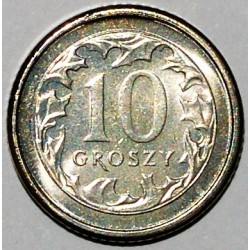 POLOGNE - Y 279 - 10 GROSZY 2007