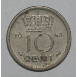NIEDERLANDE - KM 177 - 10 CENTS 1948