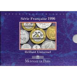 FRANCE - FRENCH COIN SERIE 1996 (10 COINS - FRANCS) - BU