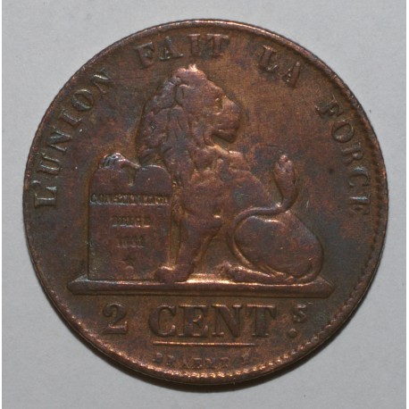 BELGIUM - KM 4 - 2 CENTIMES 1863