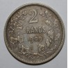 BELGIUM - KM 58 - 2 FRANCS 1909 - FRENCH LEGEND