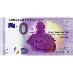 ALLEMAGNE - BILLET DE 0 EURO SOUVENIR - MARTIN LUTHER - 2017