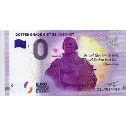GERMANY - TOURISTIC 0 EURO SOUVENIR NOTE - MARTIN LUTHER - 2017