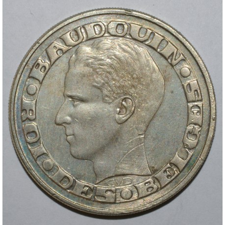 BELGIUM - KM 150.1 - 50 FRANCS 1958 - BAUDOUIN - French legend - VF/XF