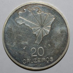 BRAZIL - KM 583 - 20 CRUZEIROS 1972 - 150th Anniversary of Independence - PROOF