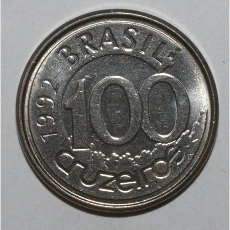 BRASILIEN - KM 623 - 100 CRUZEIROS 1992 - Seekuh