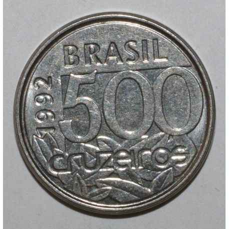 BRÉSIL - KM 624 - 500 CRUZEIROS 1993 - Tortue de Mer