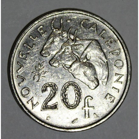 NOUVELLE CALEDONIE - KM 6 - 20 FRANCS 1970 - TTB